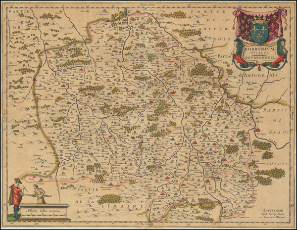 79-Sud et Alpes Française Map By Willem Janszoon Blaeu