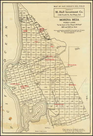 42-San Diego Map By A.B. Titus