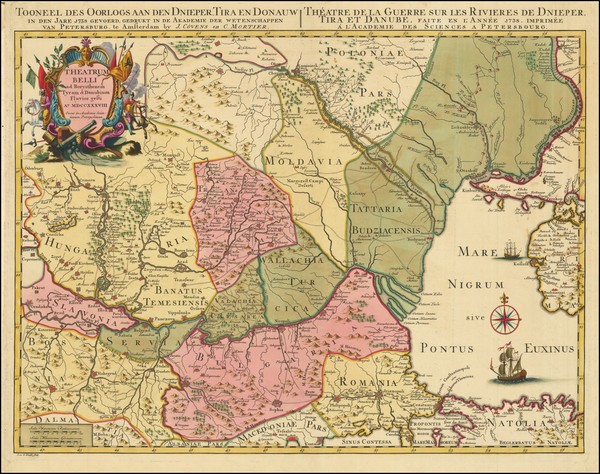 43-Ukraine, Hungary, Romania, Bosnia & Herzegovina, Serbia & Montenegro and Bulgaria Map B