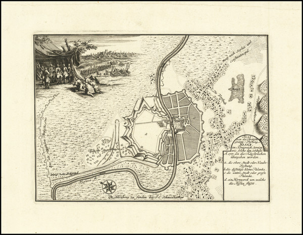 71-Serbia & Montenegro Map By Johann Christoph Schmidhamer