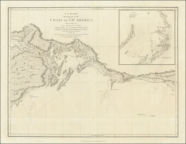 48-Alaska Map By George Vancouver
