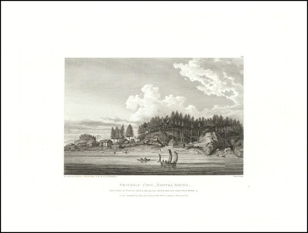 74-British Columbia Map By George Vancouver