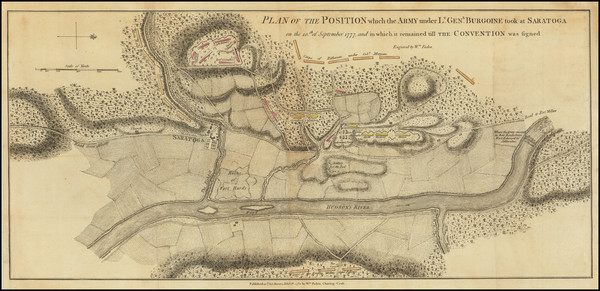 56-Vermont, New York State and American Revolution Map By William Faden