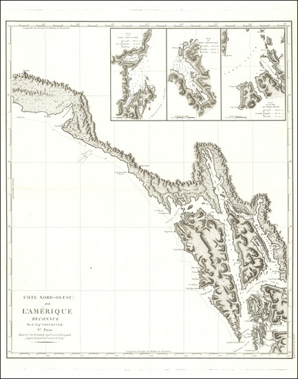 14-Alaska Map By George Vancouver