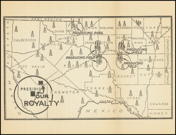 57-Texas Map By Anonymous