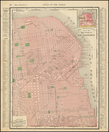 9-San Francisco & Bay Area Map By William Rand  &  Andrew McNally