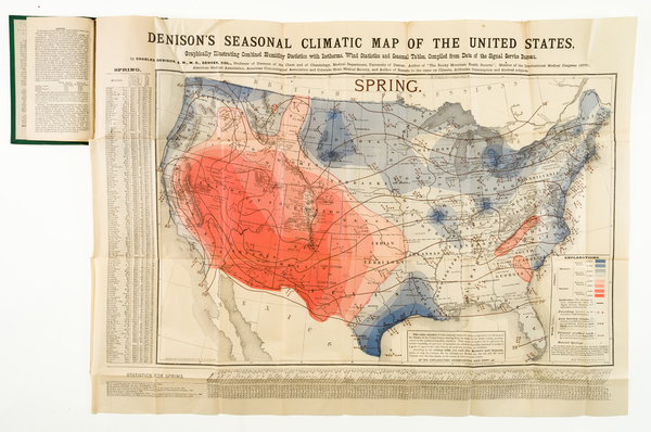 42-United States and Atlases Map By Charles Denison