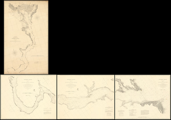 90-Washington, D.C., Maryland, Virginia and Civil War Map By United States Coast Survey
