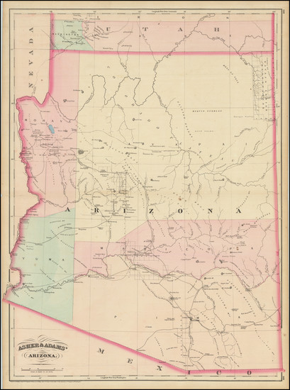 14-Arizona Map By Asher  &  Adams