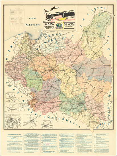 78-Poland Map By T-WO Kartograficzno Wydawnicze