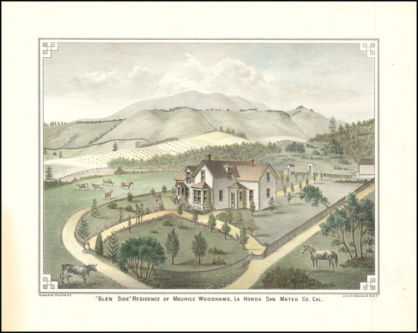 75-San Francisco & Bay Area Map By G. T. Brown & Co.