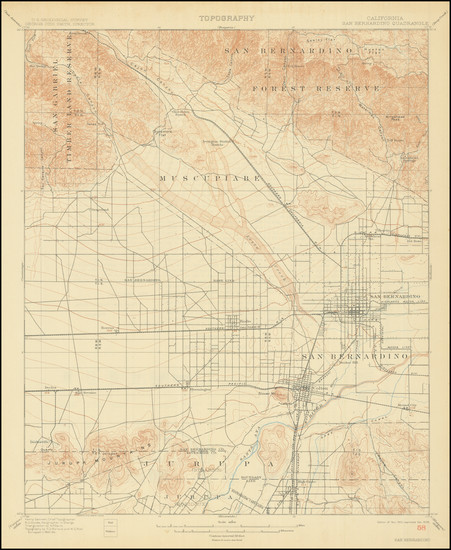 52-Los Angeles Map By U.S. Geological Survey