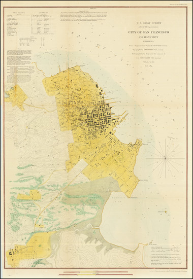 98-San Francisco & Bay Area Map By United States Coast Survey