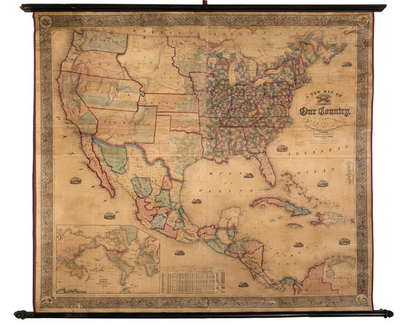 11-United States Map By Charles Morse  &  Samuel Gaston