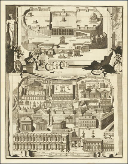 53-Rome Map By Francois Halma