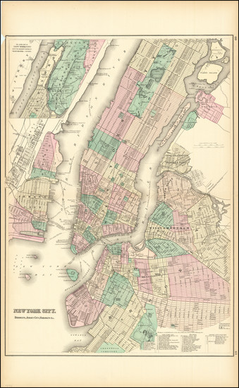 85-New York City Map By OW Gray