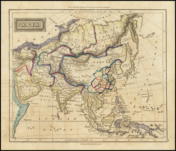 12-Asia Map By W. & D. Lizars