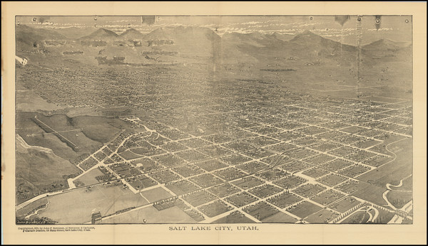 89-Utah and Rare Books Map By George Reynolds / Joseph Hyrum Parry / Bond & Chandler