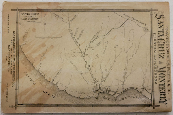 83-California and Other California Cities Map By F. T. Newbery