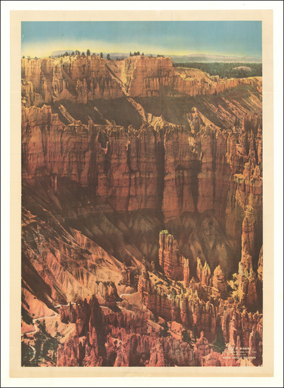 57-Utah, Utah and Travel Posters Map By Union Pacific Railroad Company