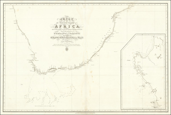 15-South Africa Map By British Admiralty