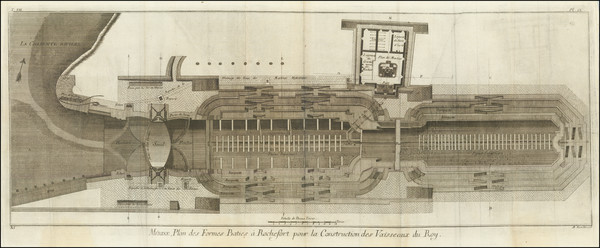 11-France and Naval & Marine Map By Jacques Nicolas Bellin / Denis Diderot