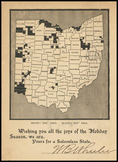 0-Ohio and Curiosities Map By Anonymous