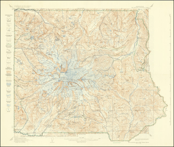 41-Washington Map By U.S. Geological Survey