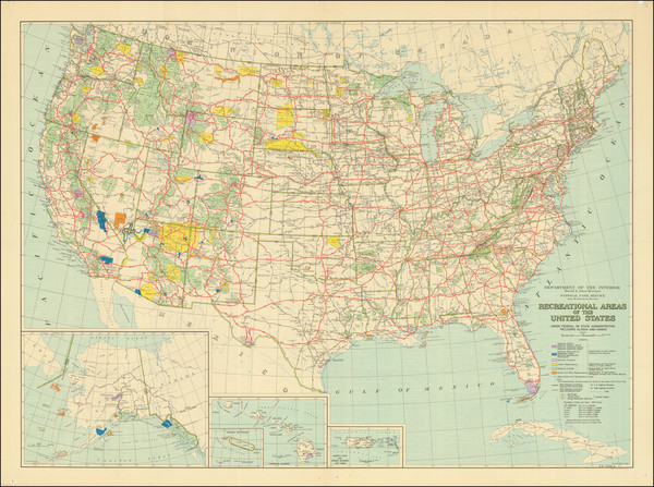 46-United States Map By National Park Service