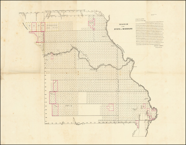 82-Missouri Map By U.S. General Land Office