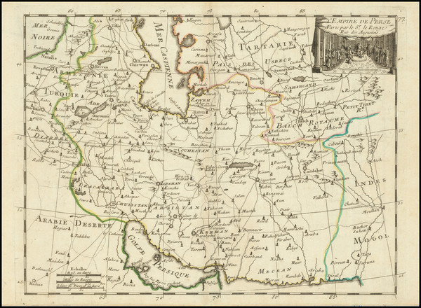 57-Central Asia & Caucasus, Middle East and Persia & Iraq Map By George Louis Le Rouge