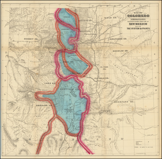 28-Colorado and Colorado Map By William Gilpin