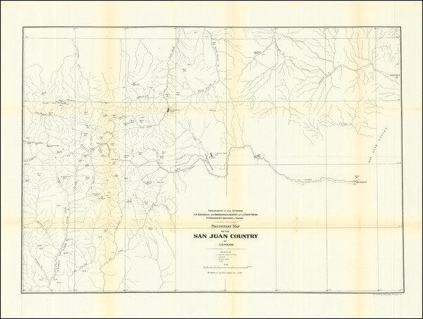 76-Colorado and Colorado Map By Ferdinand Vandeveer Hayden