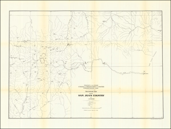 82-Colorado and Colorado Map By Ferdinand Vandeveer Hayden