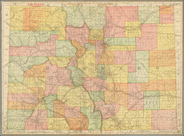 15-Colorado and Colorado Map By Rand McNally & Company