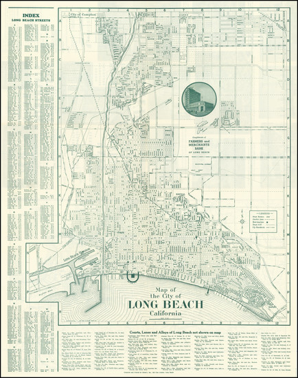 53-Other California Cities Map By The Clason Map Company