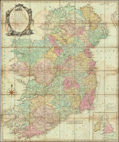 14-Ireland Map By Carington Bowles