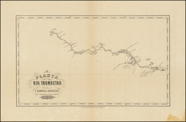 44-Brazil Map By João Barbosa Rodrigues