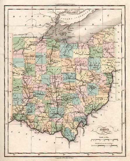 58-Midwest Map By Jean Alexandre Buchon