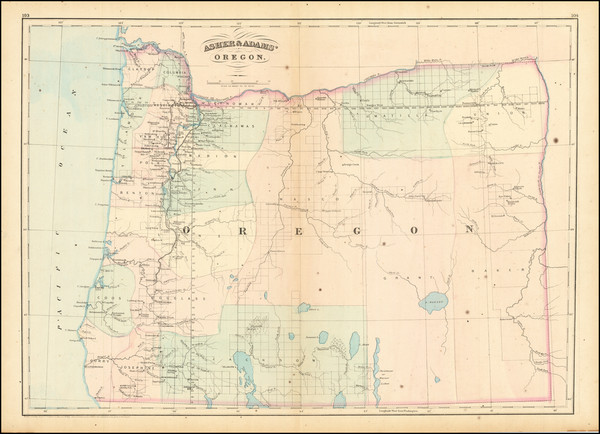 17-Oregon Map By Asher  &  Adams