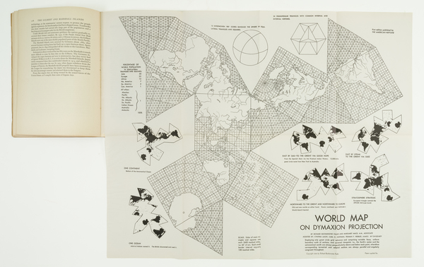 49-World and Rare Books Map By R. Buckminster Fuller