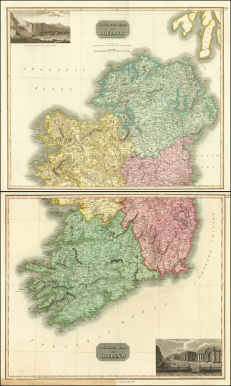 90-Ireland Map By John Thomson