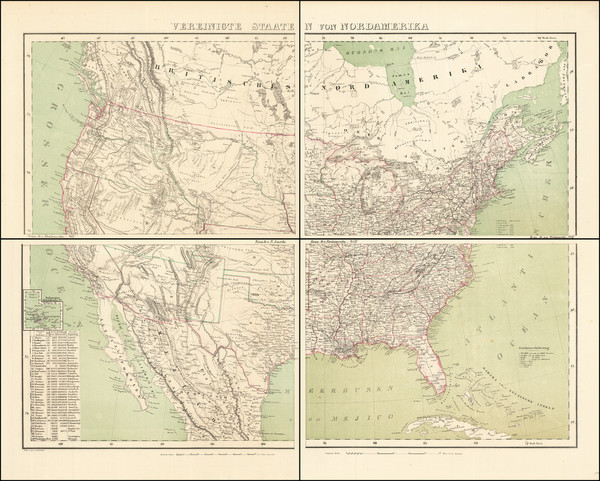 61-United States Map By Carl Flemming