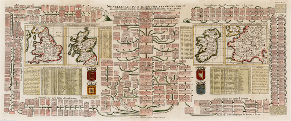 69-Europe and British Isles Map By Henri Chatelain