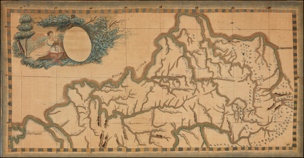 16-Kentucky Map By Maria (Mary) Worthington