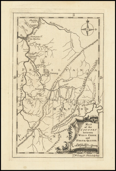 9-Mid-Atlantic, Pennsylvania, West Virginia, Virginia and Midwest Map By Gentleman's and London M