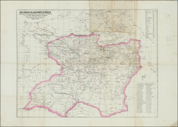 82-Mexico Map By José Guadalupe Romero