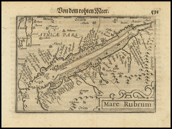 8-Middle East, Holy Land and Egypt Map By Petrus Bertius