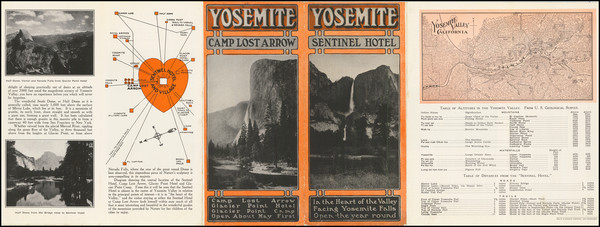 65-Yosemite Map By Bolte & Braden Company