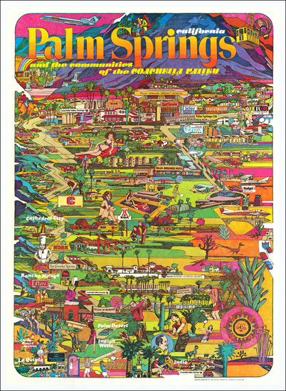 15-Pictorial Maps and Other California Cities Map By Intercart Marketing